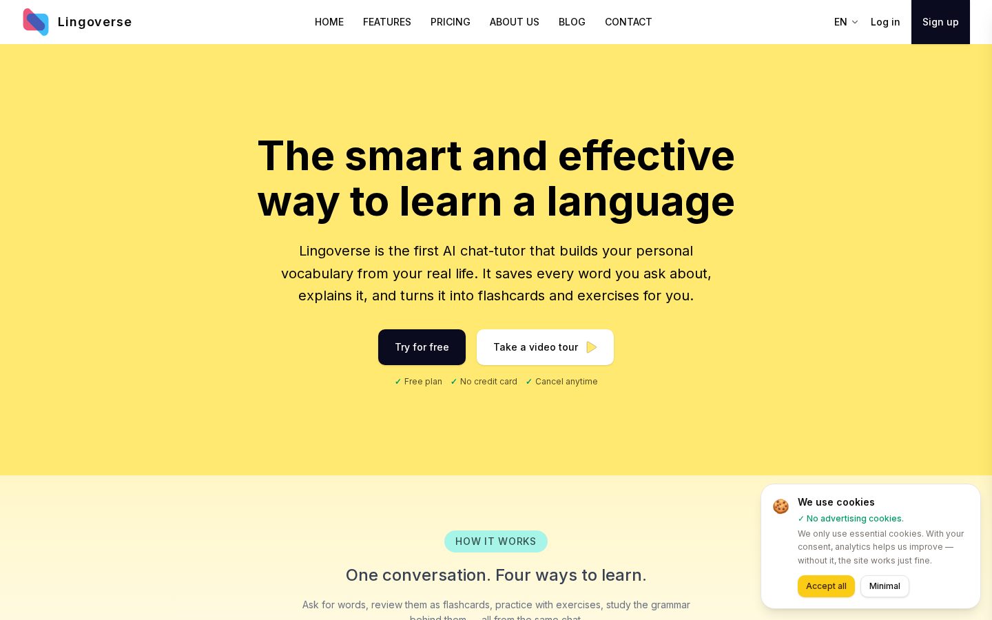 Lingoverse Homepage