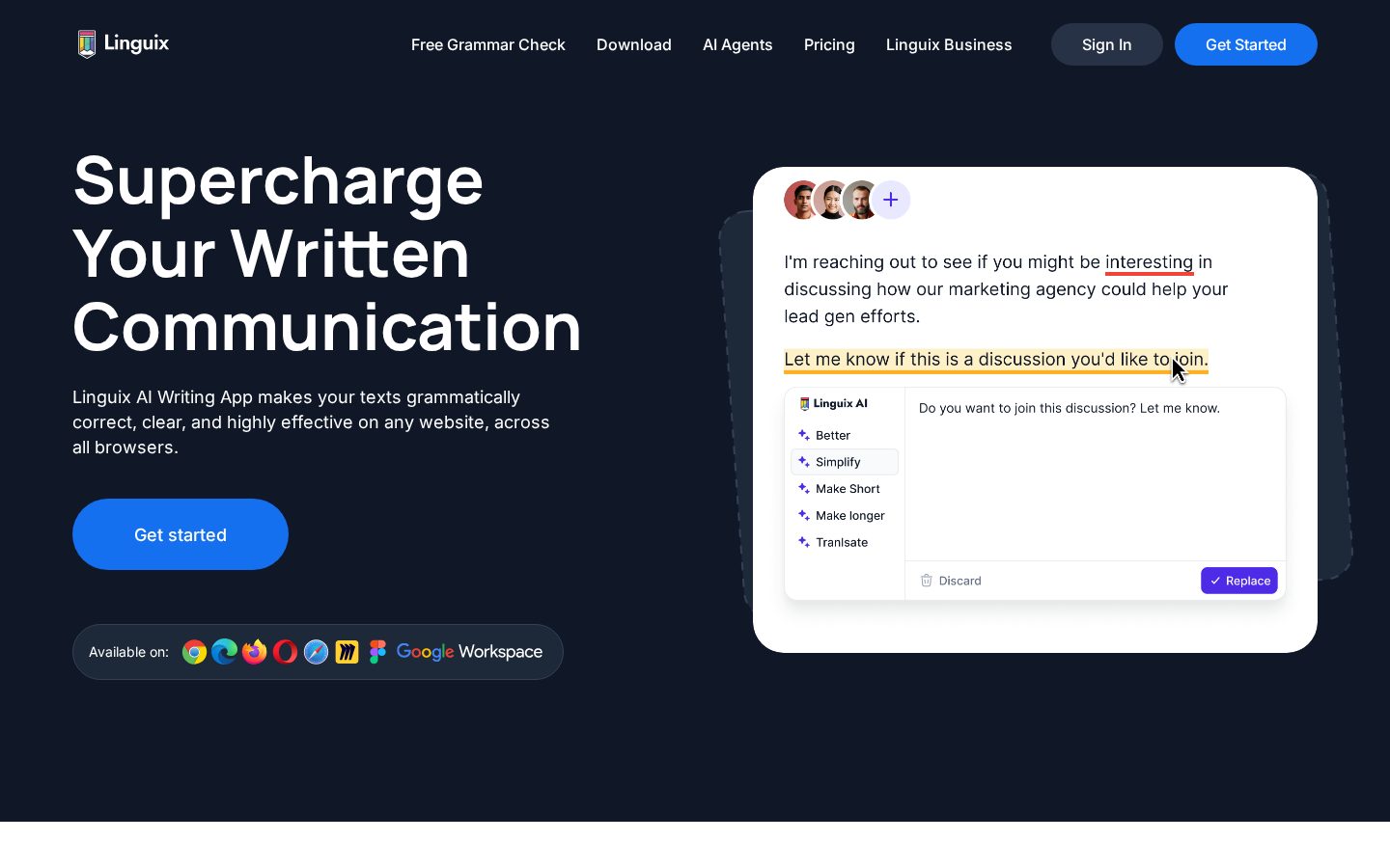 Linguix Homepage