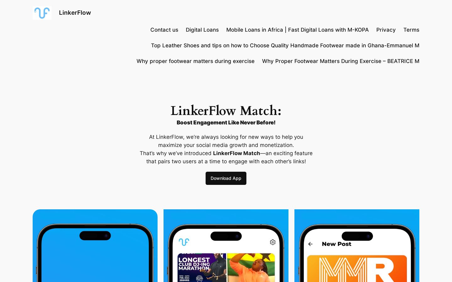 LinkerFlow Homepage