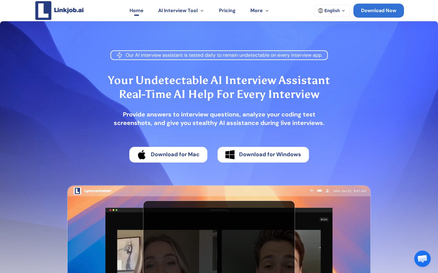Linkjob AI Homepage