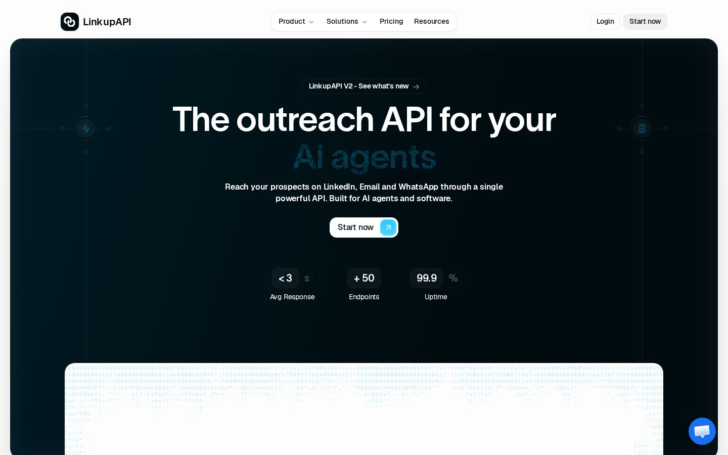 LinkupAPI Homepage