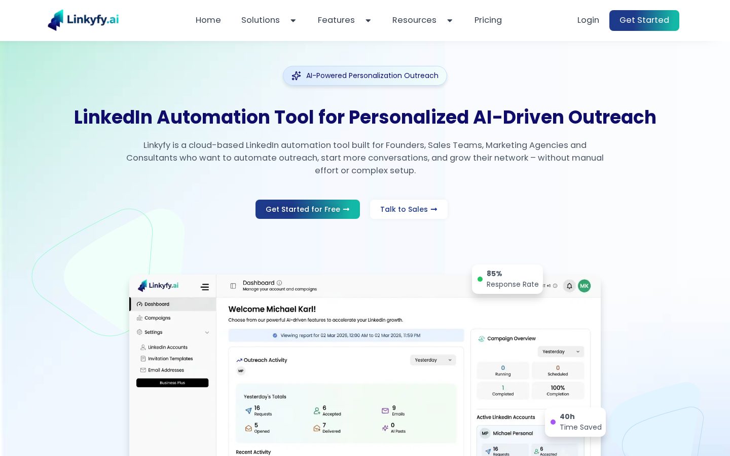 Linkyfy Homepage