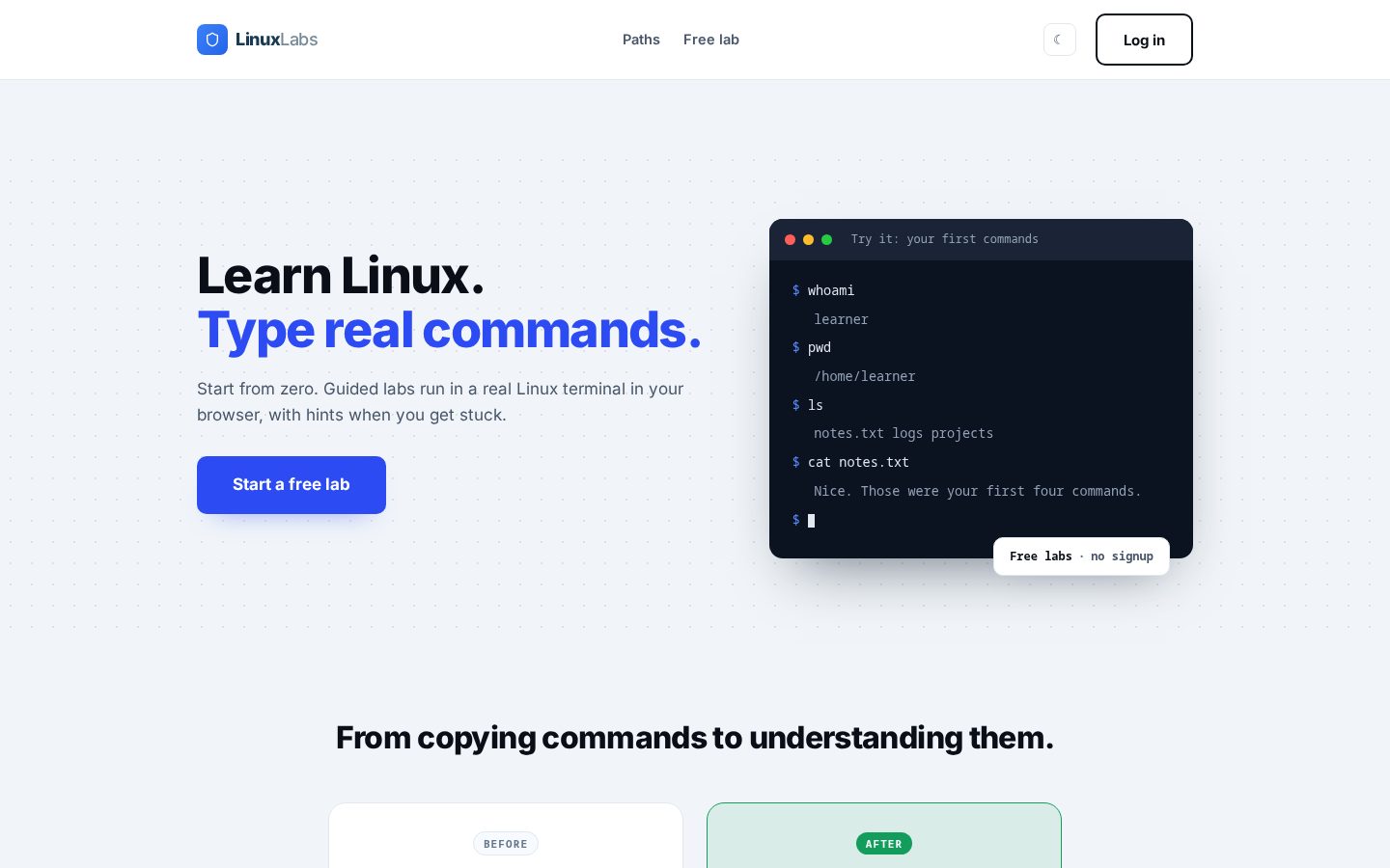 LinuxLabs Homepage