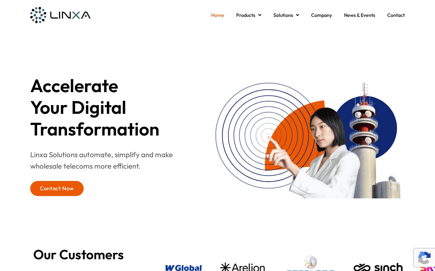 Linxa Homepage