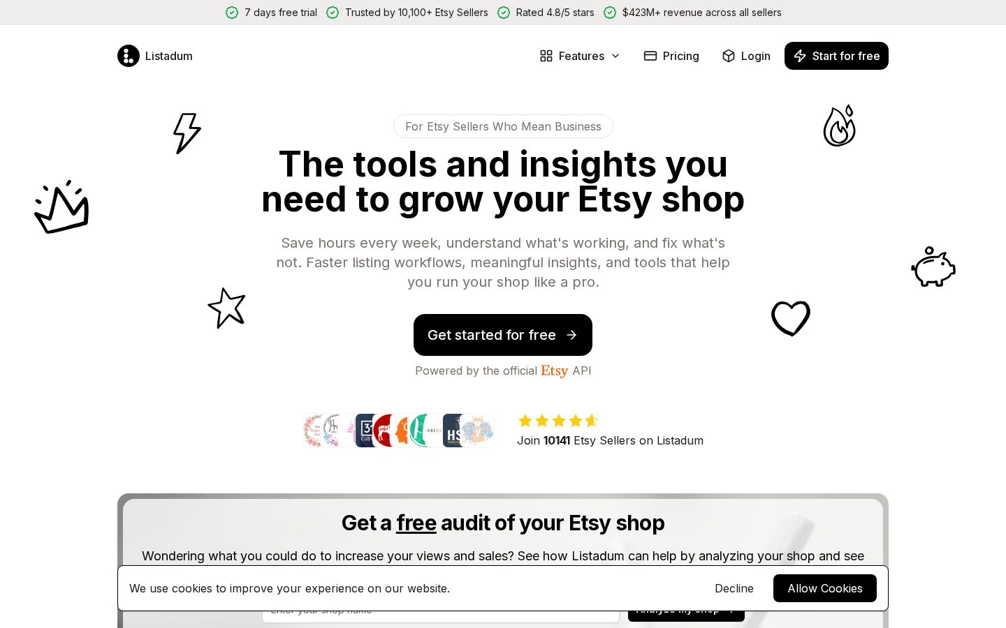 Listadum Homepage