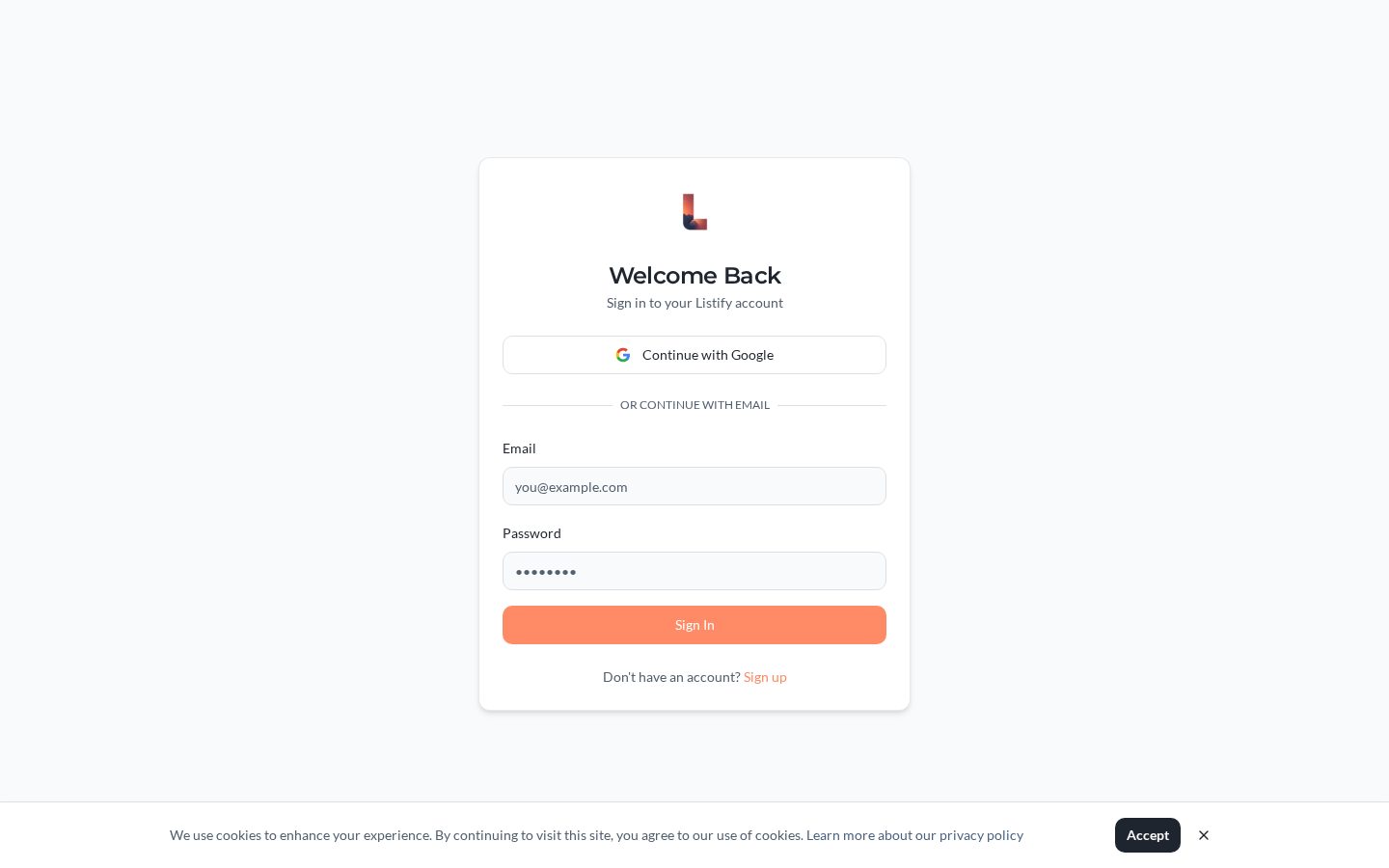 Listify Pricing