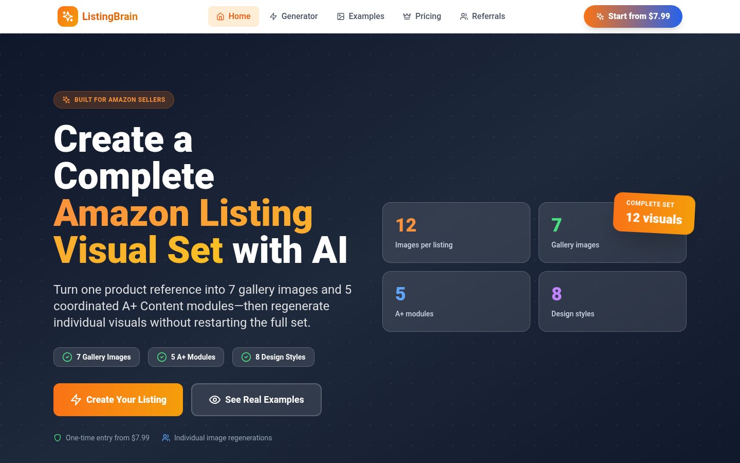 ListingBrainApp Homepage