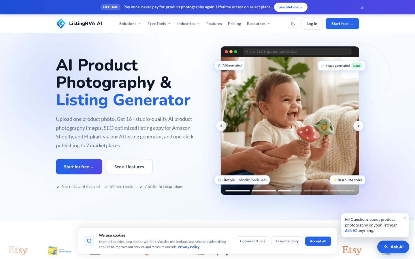 ListingRVA AI Homepage