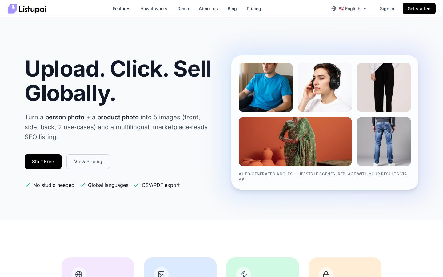 ListupAI Homepage
