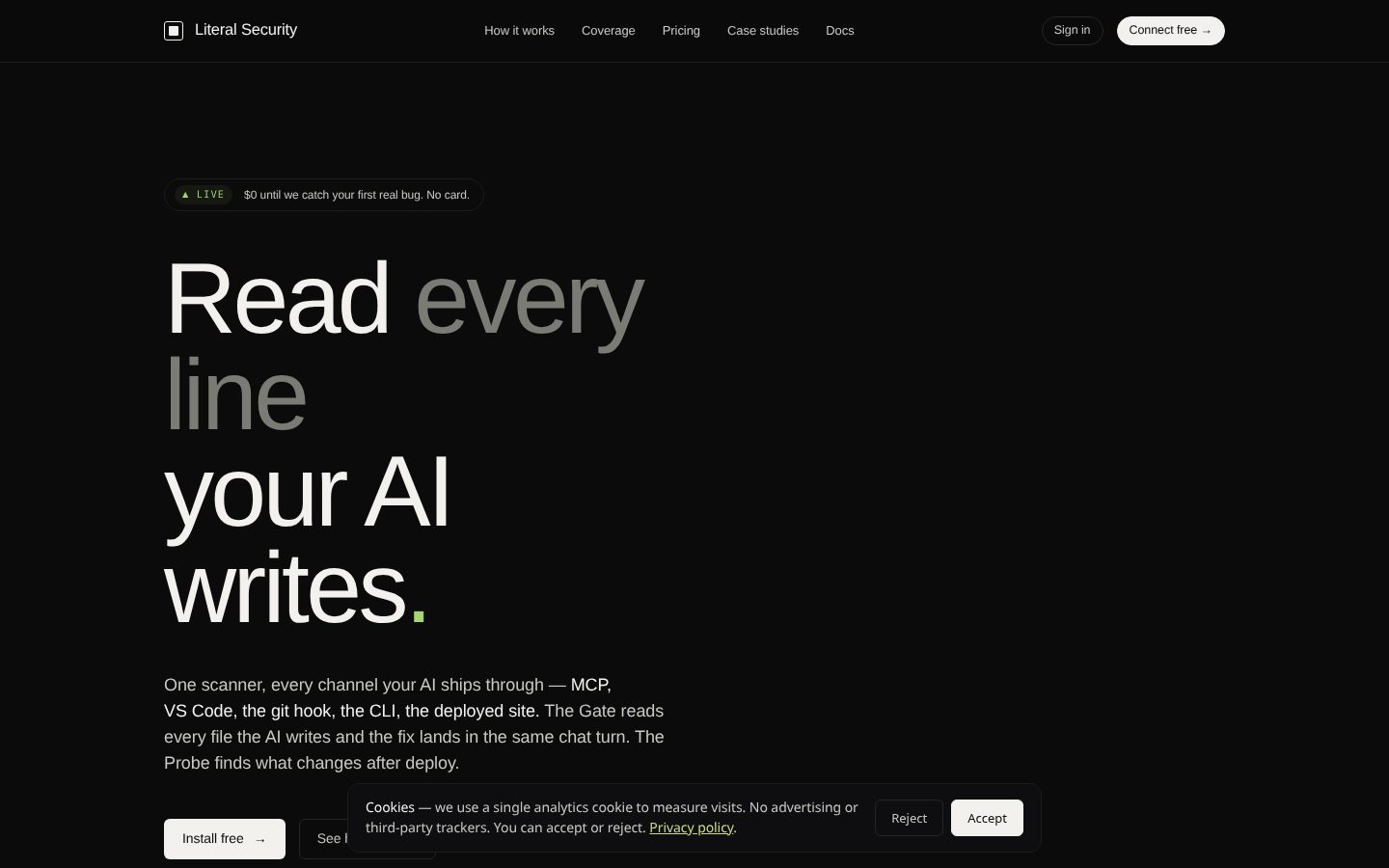 Literal Security Homepage
