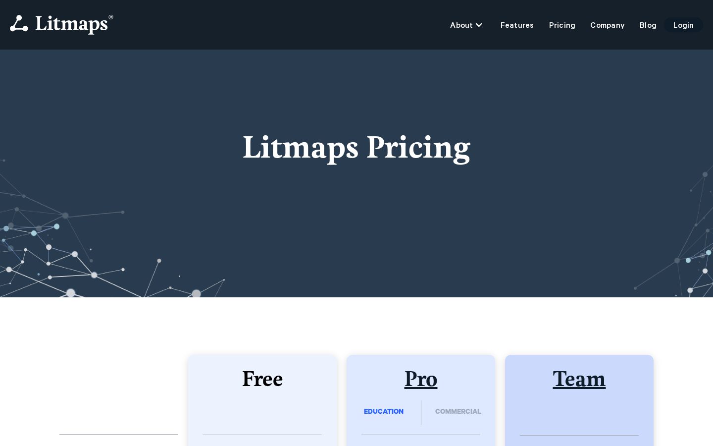 Litmaps Pricing
