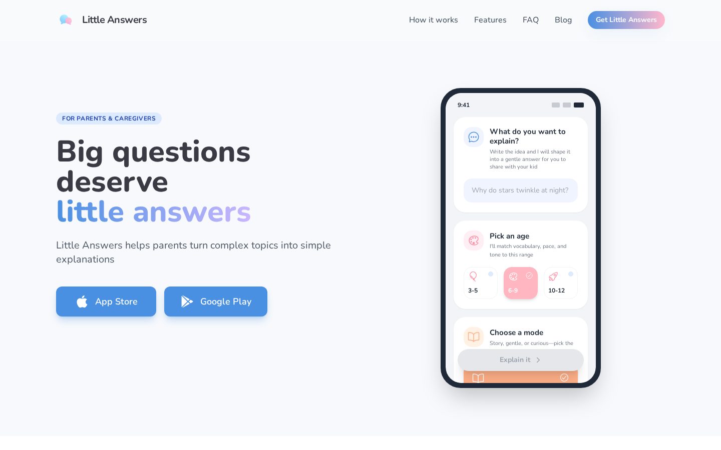 Little Answers Homepage