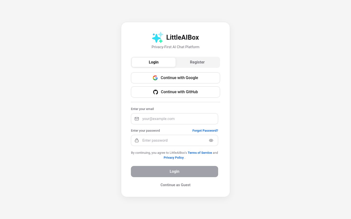 LittleAIBox Homepage