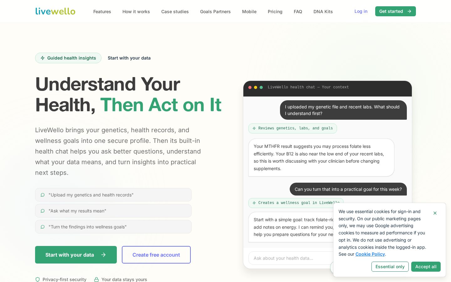 LiveWello Homepage