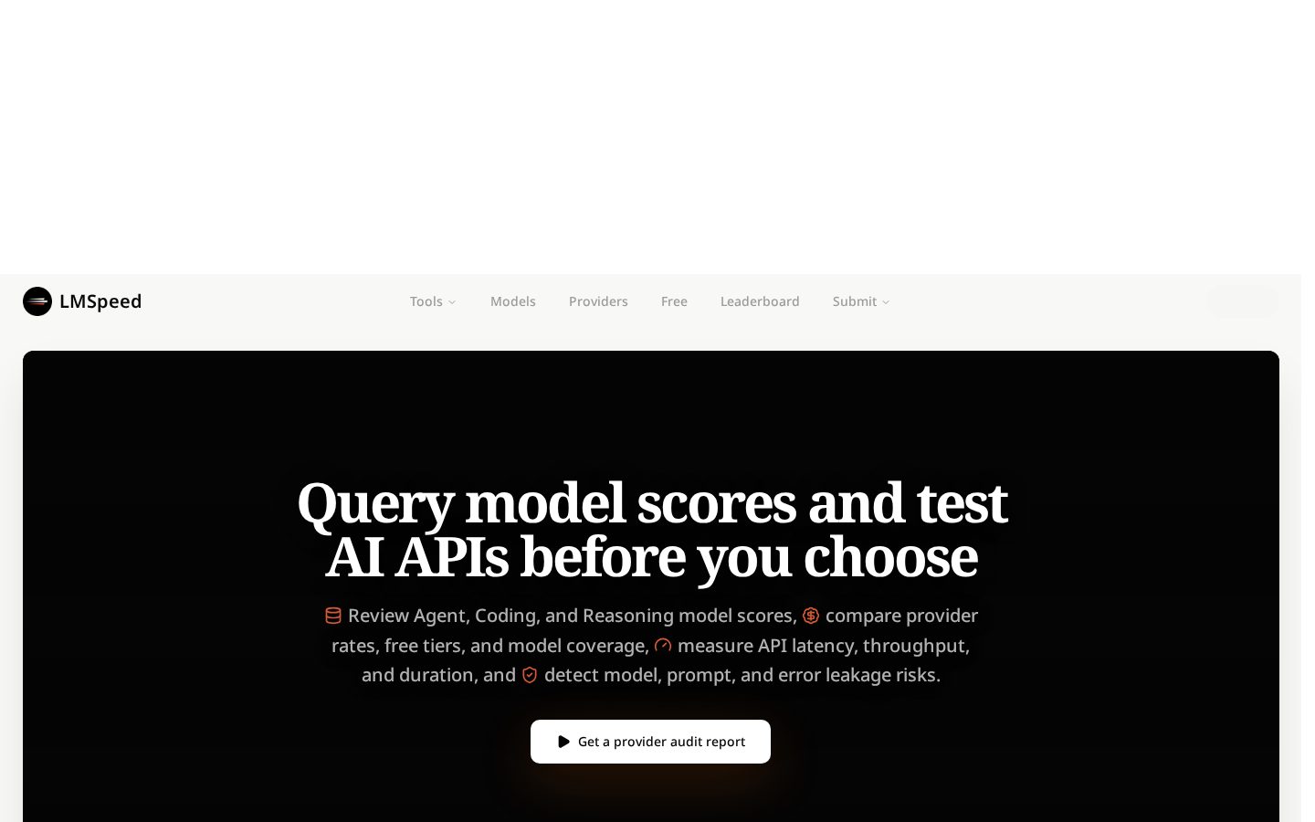 LM Speed Homepage