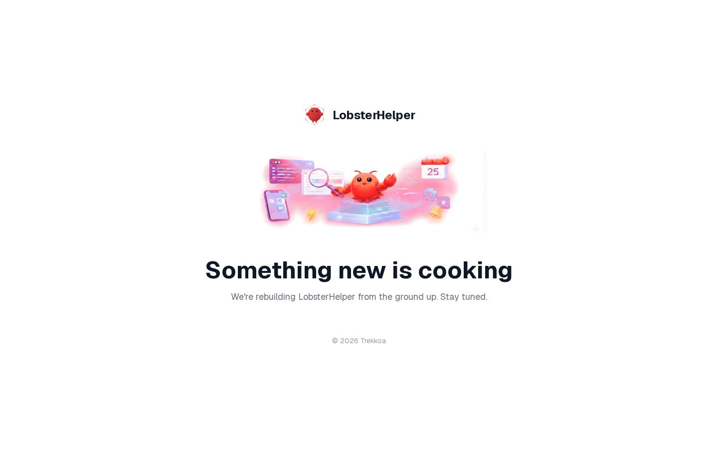 LobsterHelper Homepage