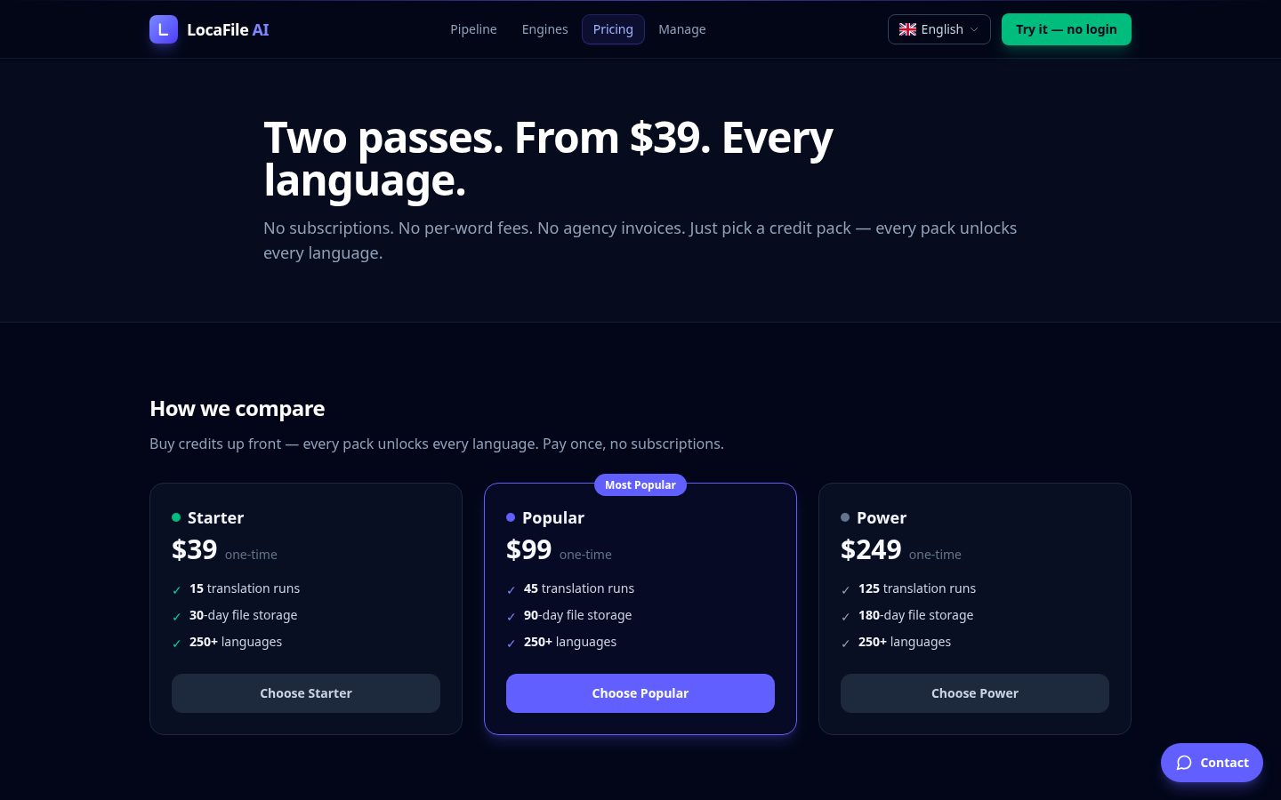 LocaFile AI Pricing