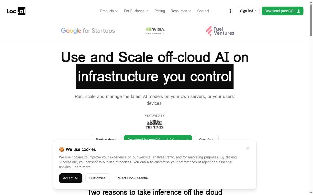 Locai Homepage