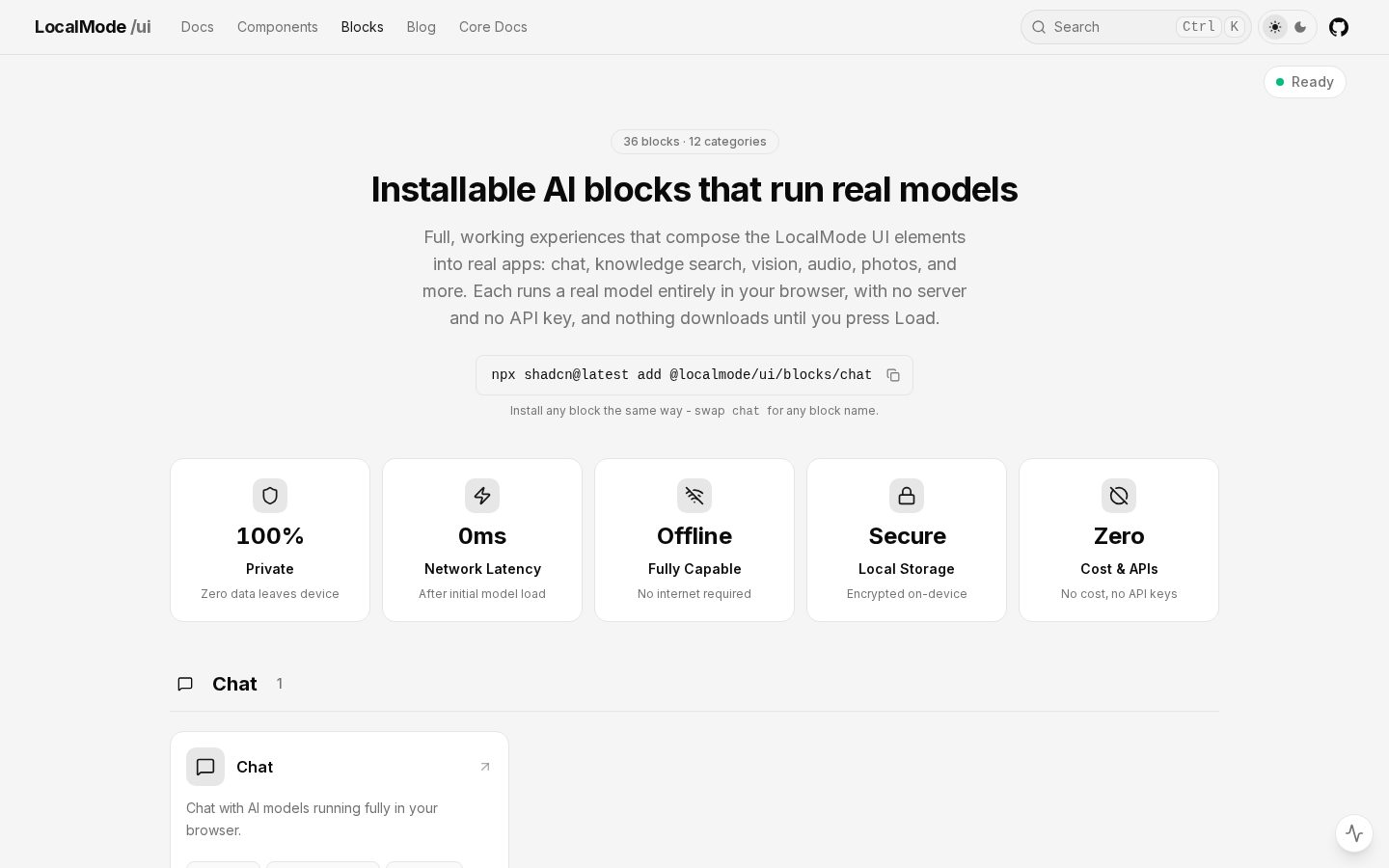LocalMode Homepage