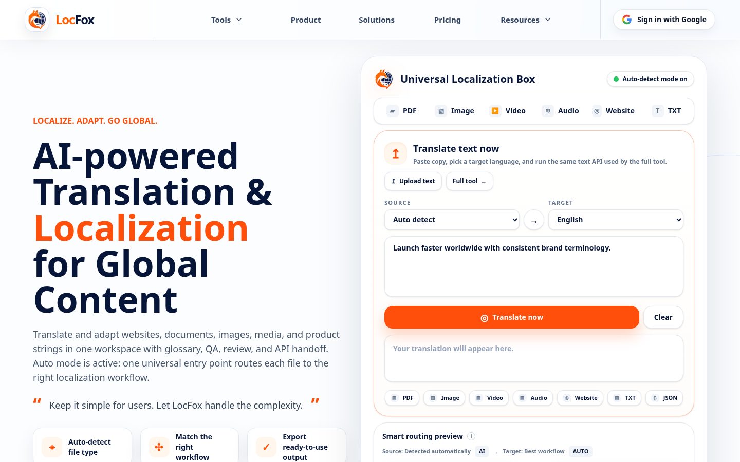 locfox Homepage