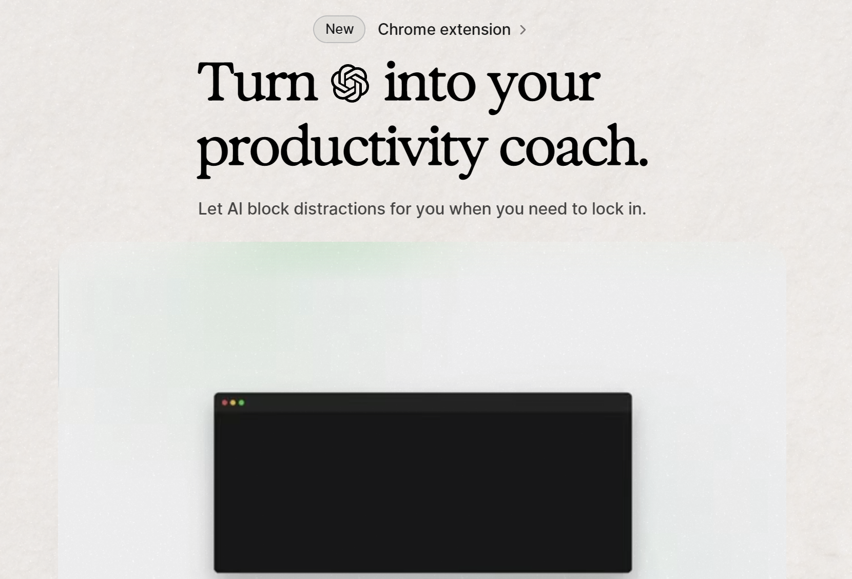 Homepage screenshot