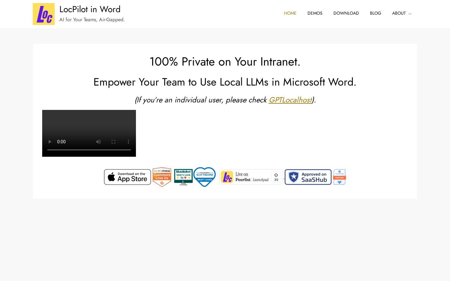 LocPilot for Word Homepage