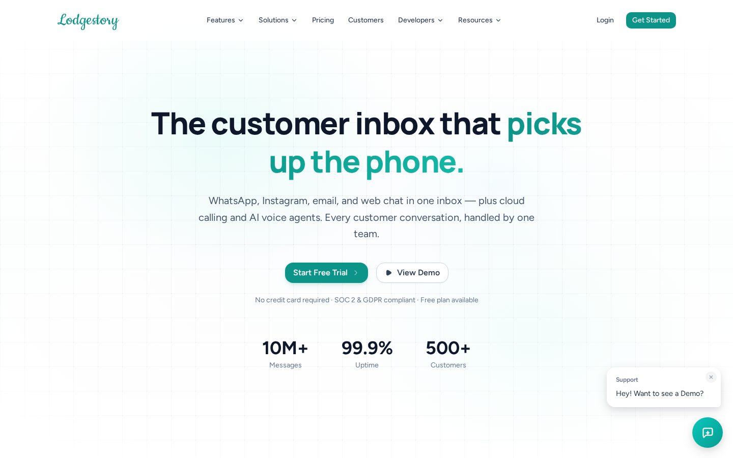 Lodgestory Homepage