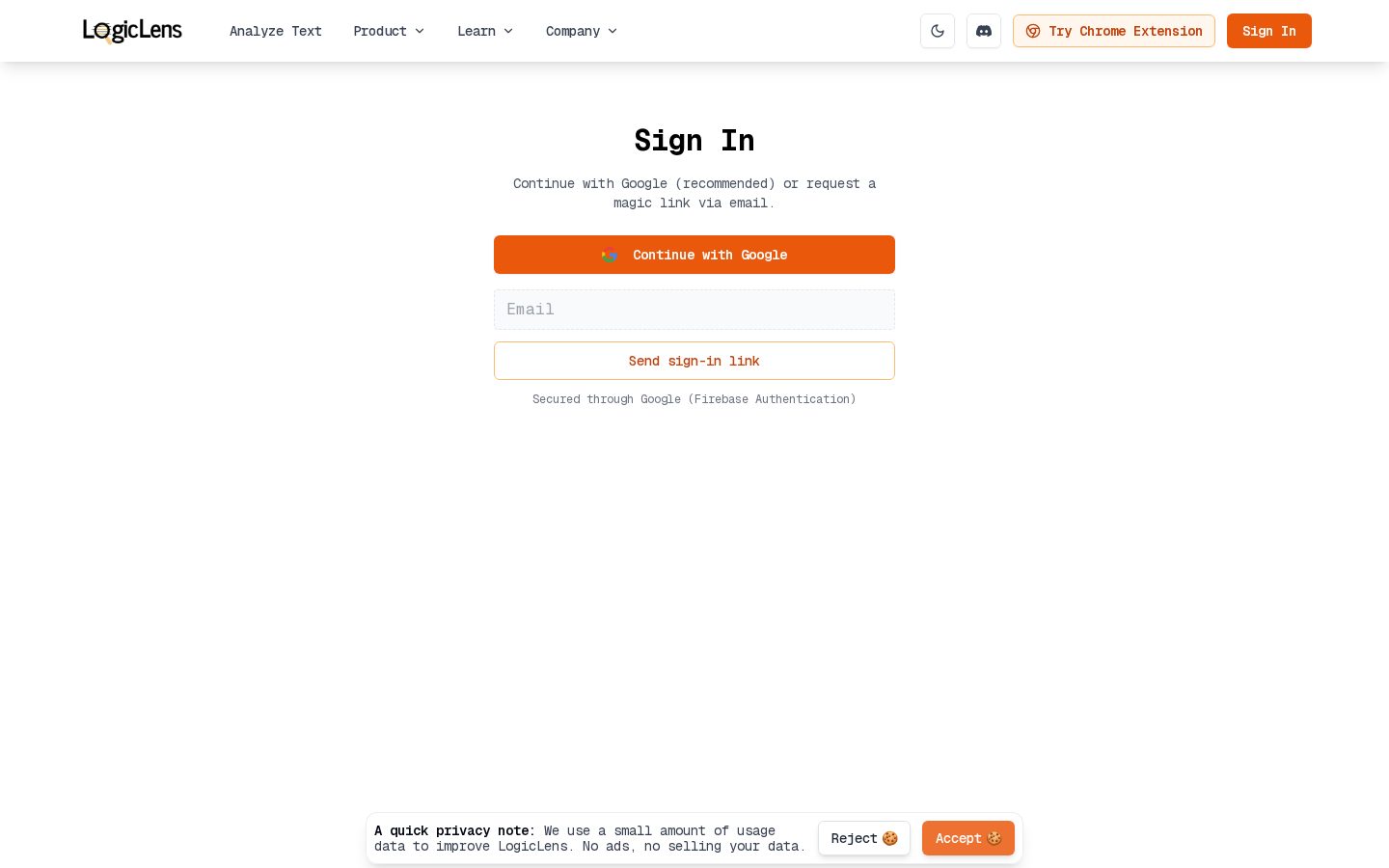 LogicLens Pricing