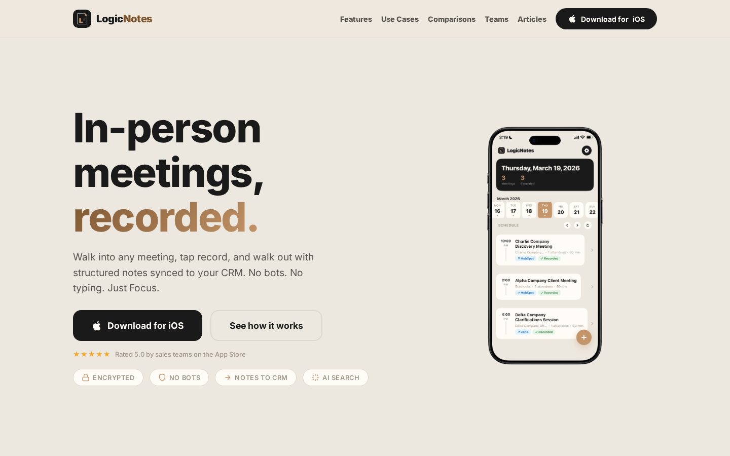 LogicNotes Homepage