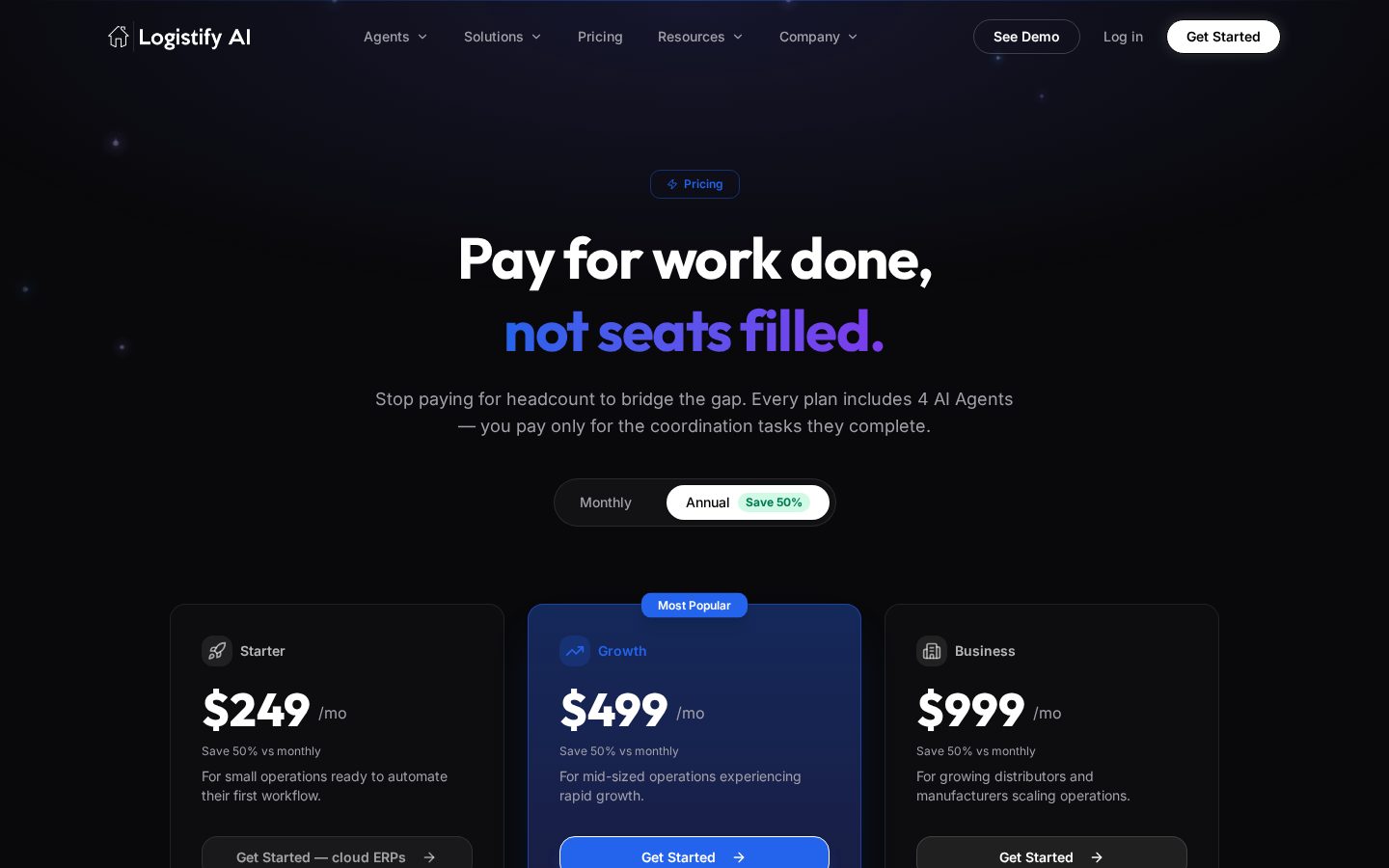 Logistify AI Pricing