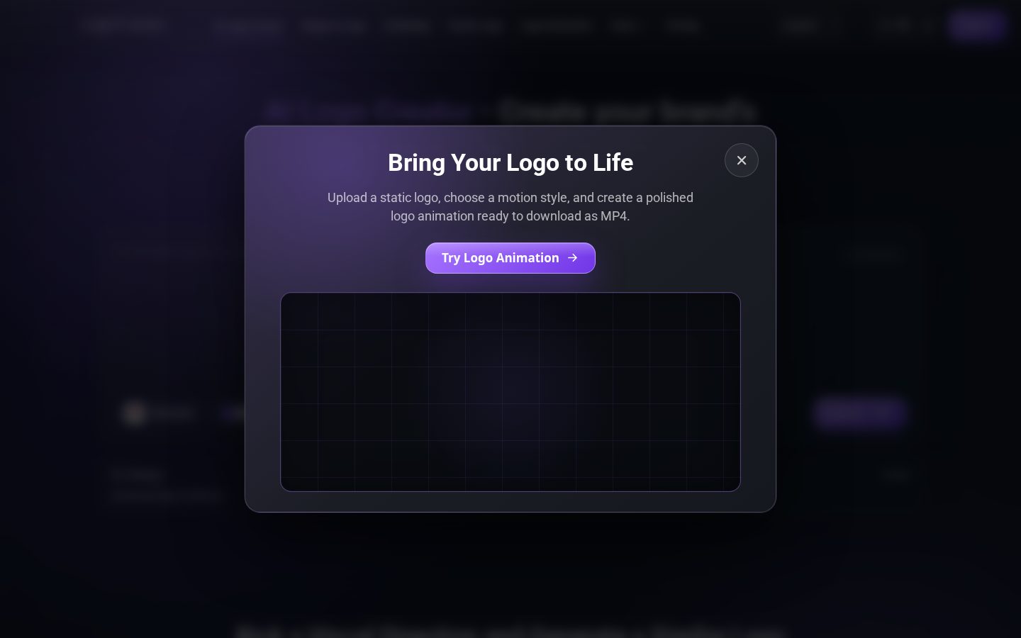 Logo Creator Homepage