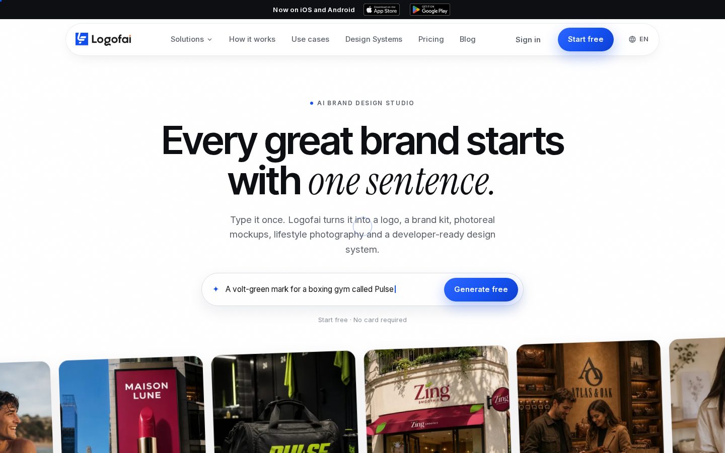 Logofai Homepage