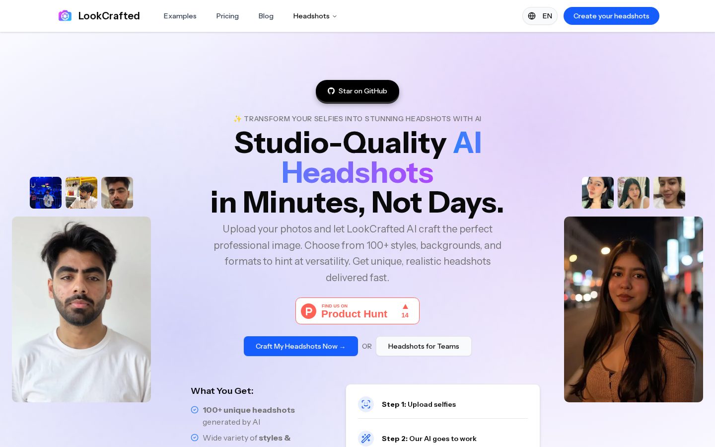 LookCrafted Homepage