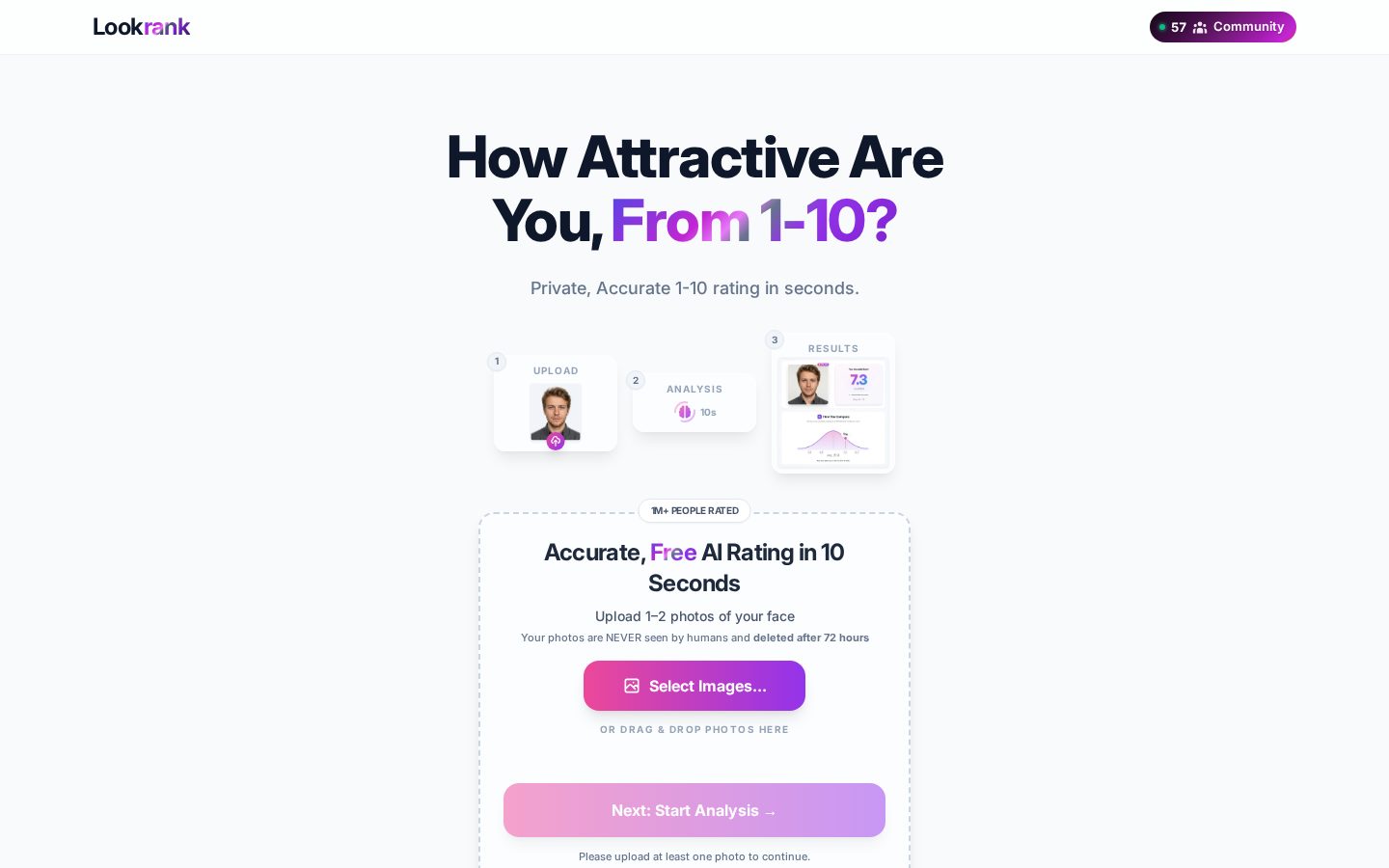 Lookrank Homepage