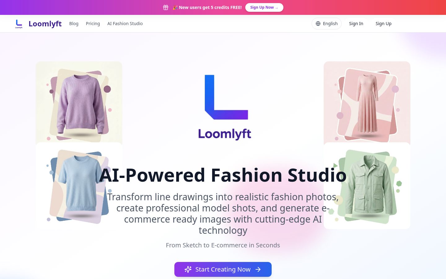 Loomlyft Homepage