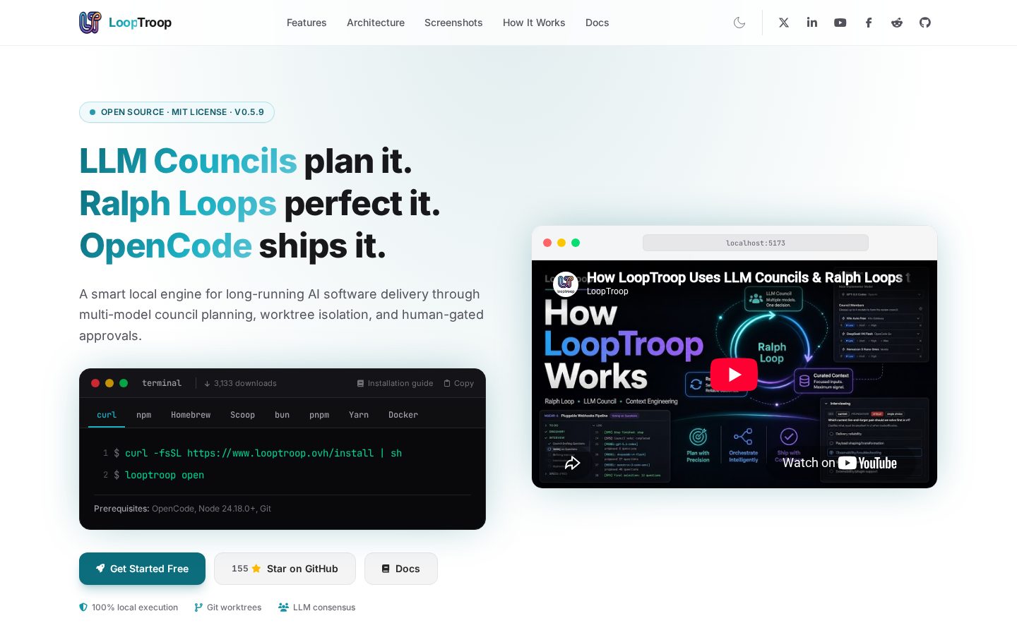 LoopTroop Homepage