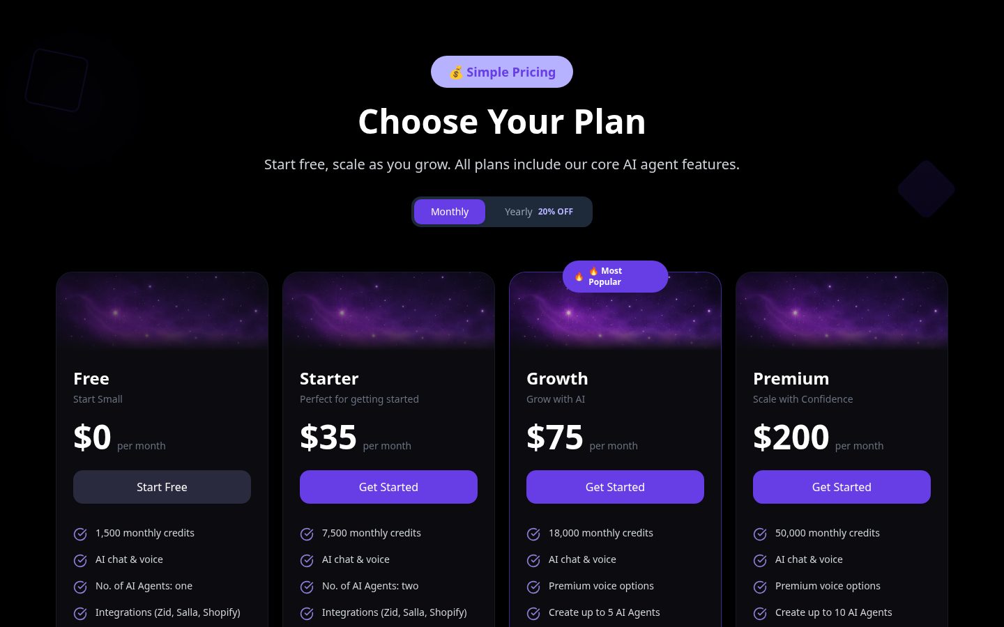 Loopz AI Agents Pricing
