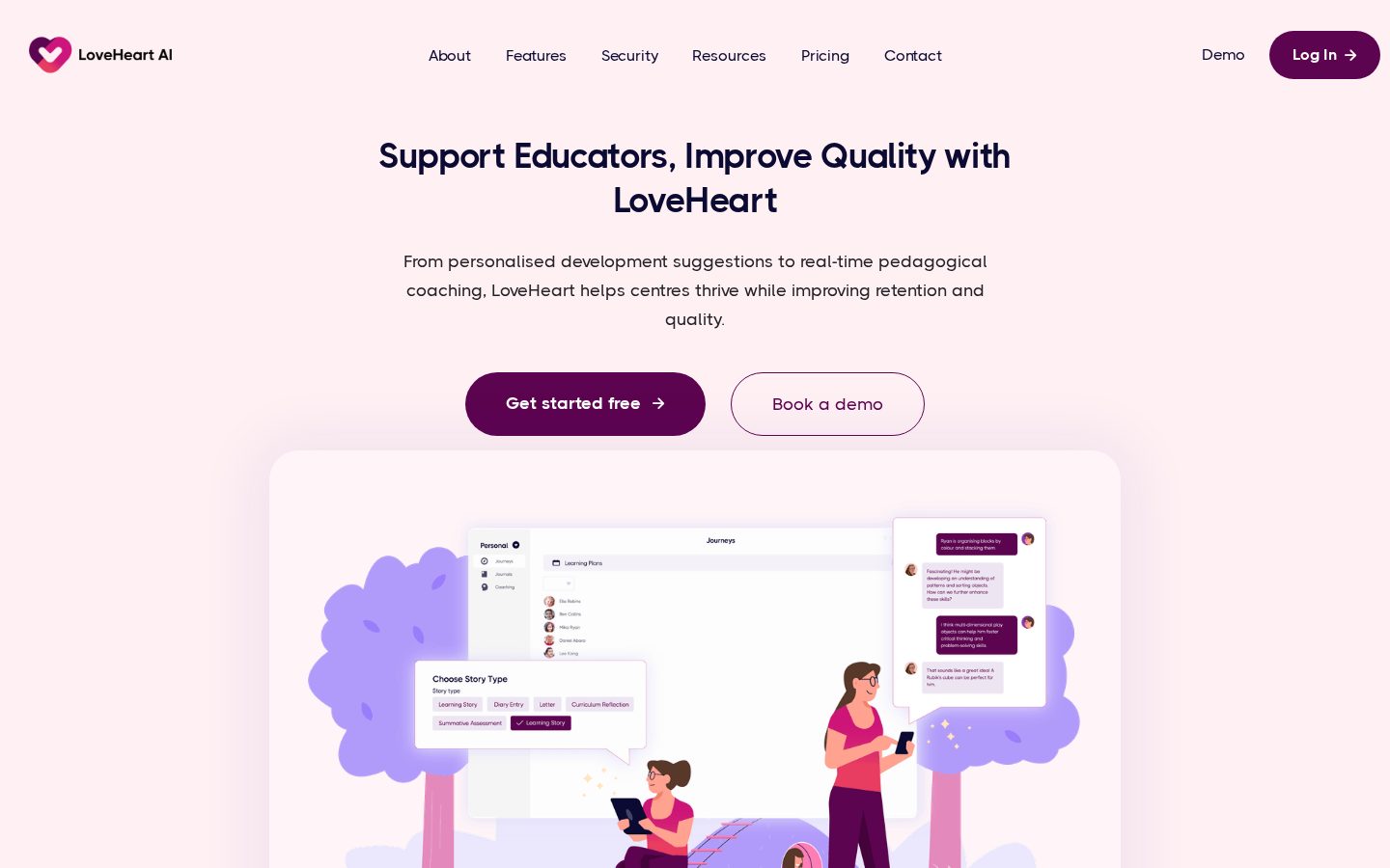 LoveHeart Homepage