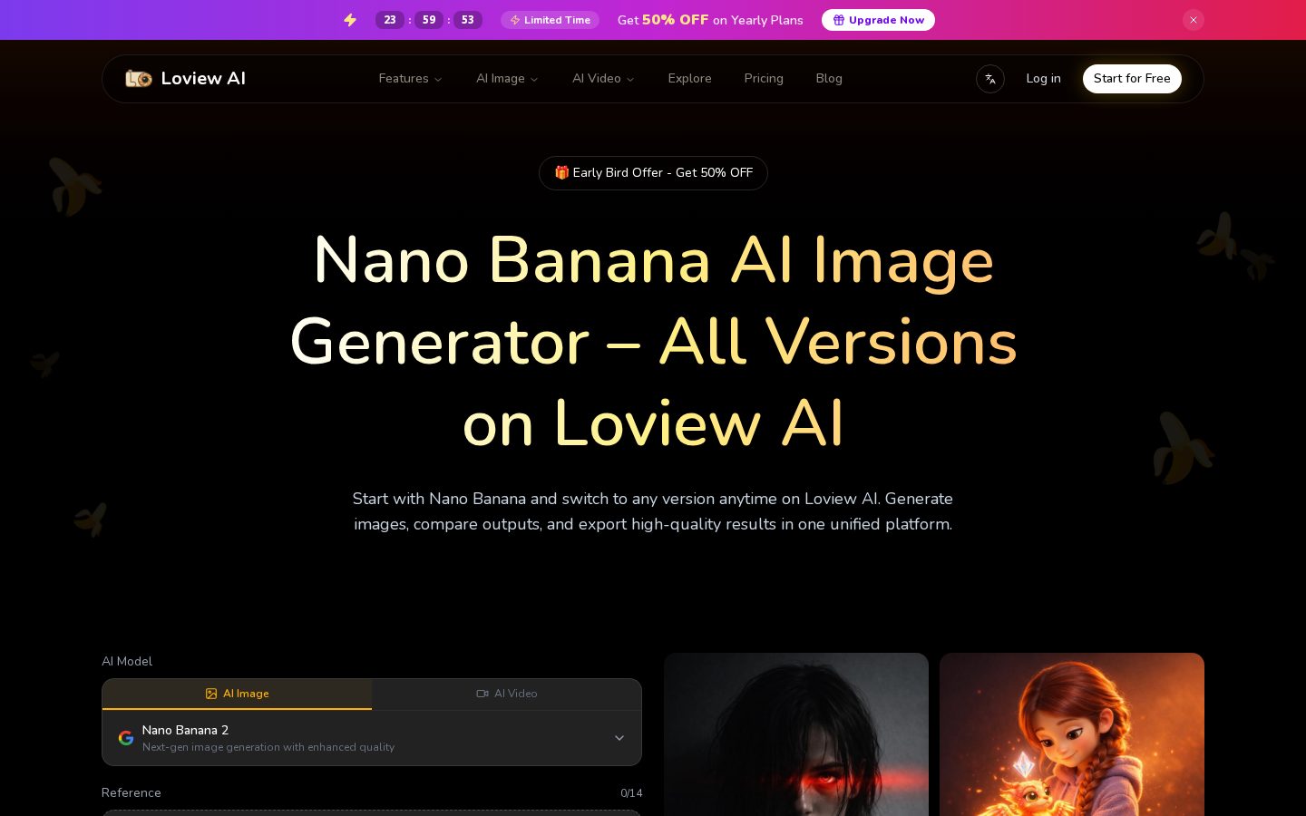 Loview AI Homepage