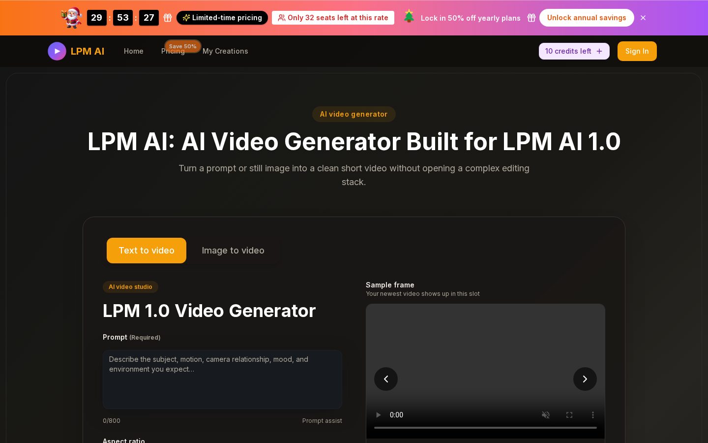 LPM 1.0 Homepage