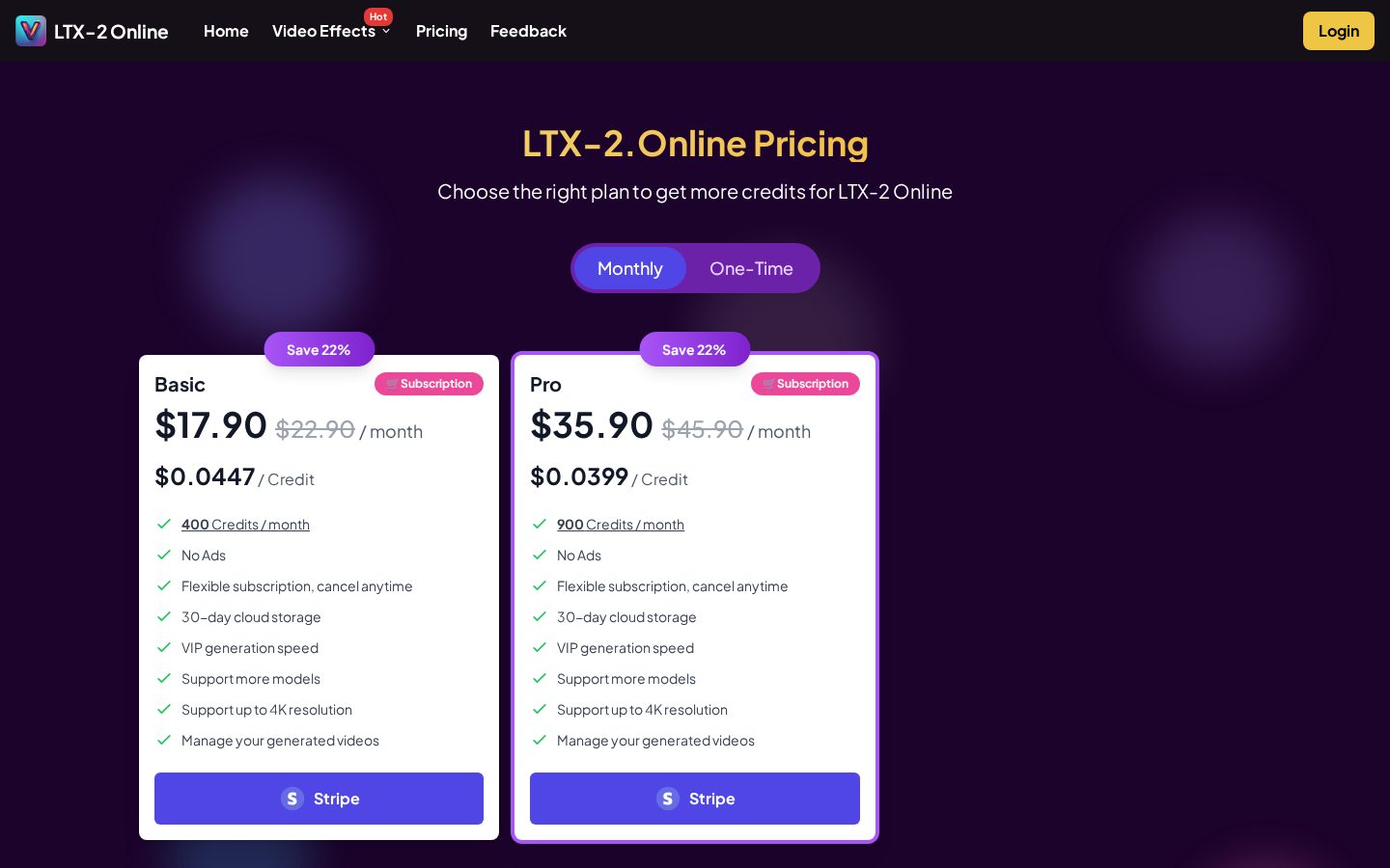 LTX-2 AI Video Generator Pricing