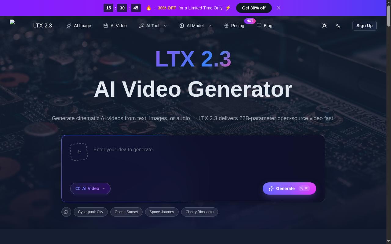 Ltx 2.3 Homepage