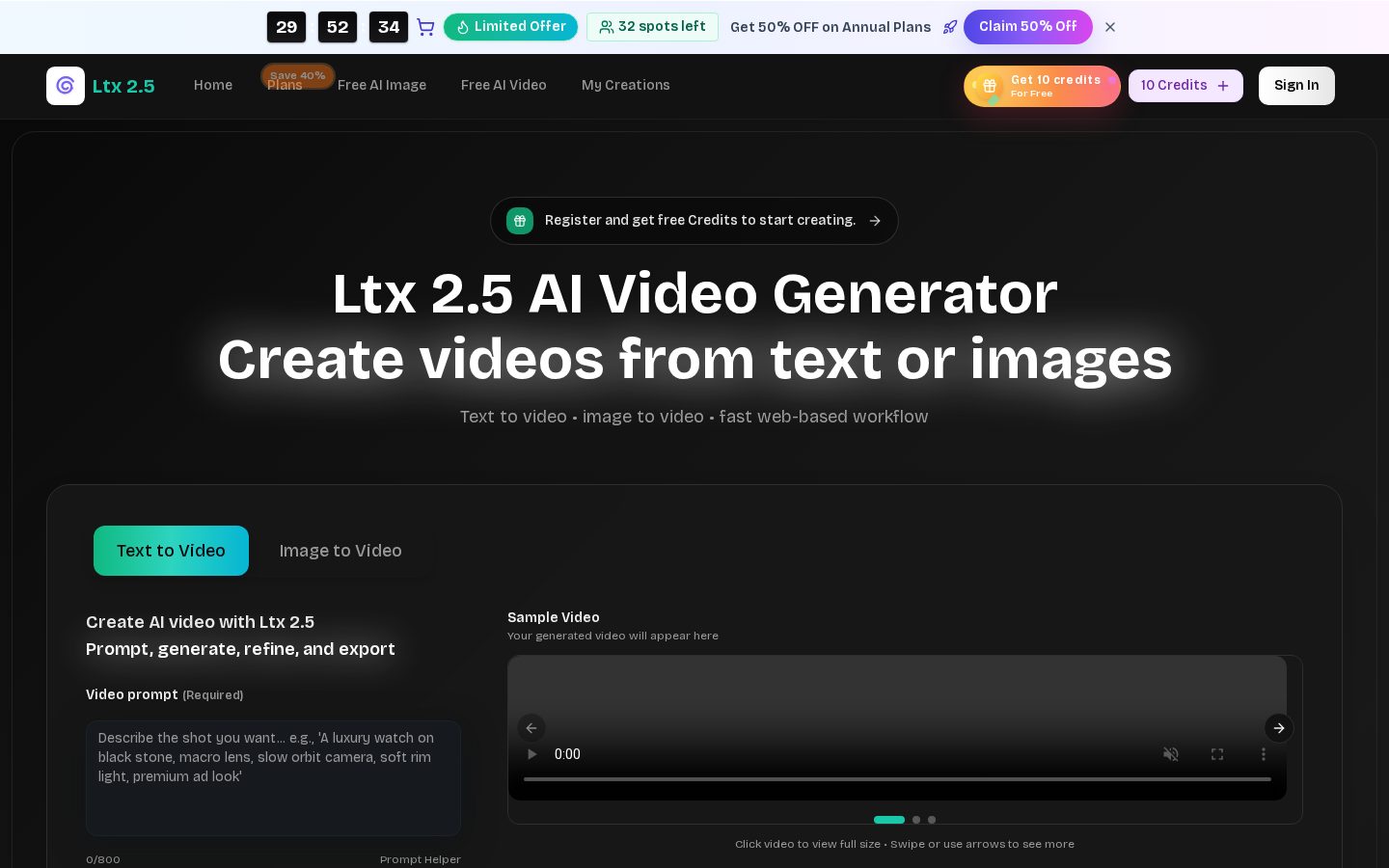 Ltx 2.5 Homepage