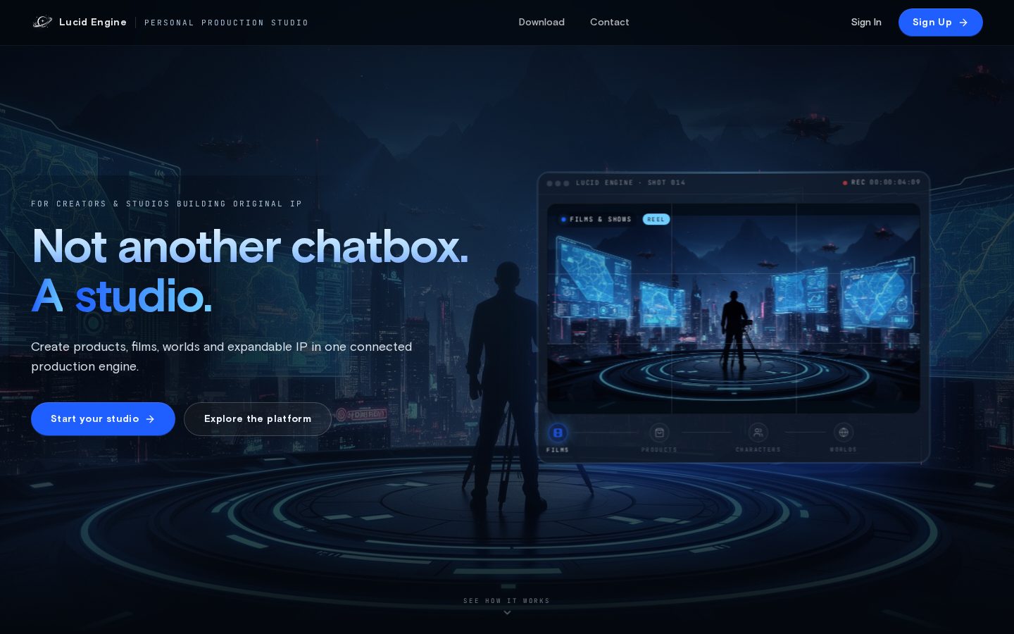 Lucid Engine Homepage