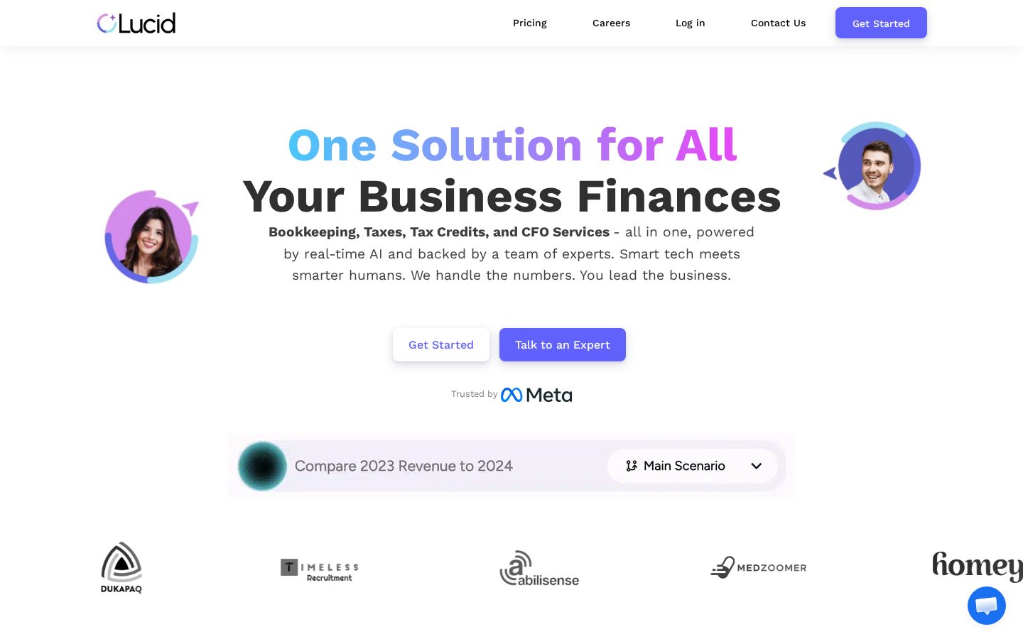 Lucid Homepage