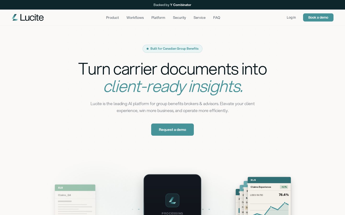 Lucite Homepage