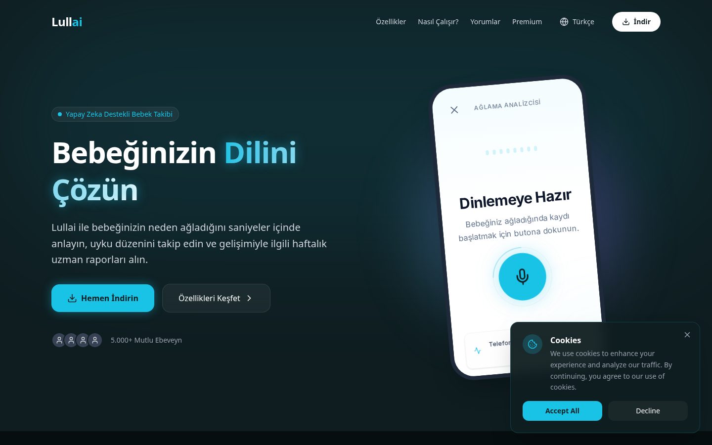 Lull AI Homepage