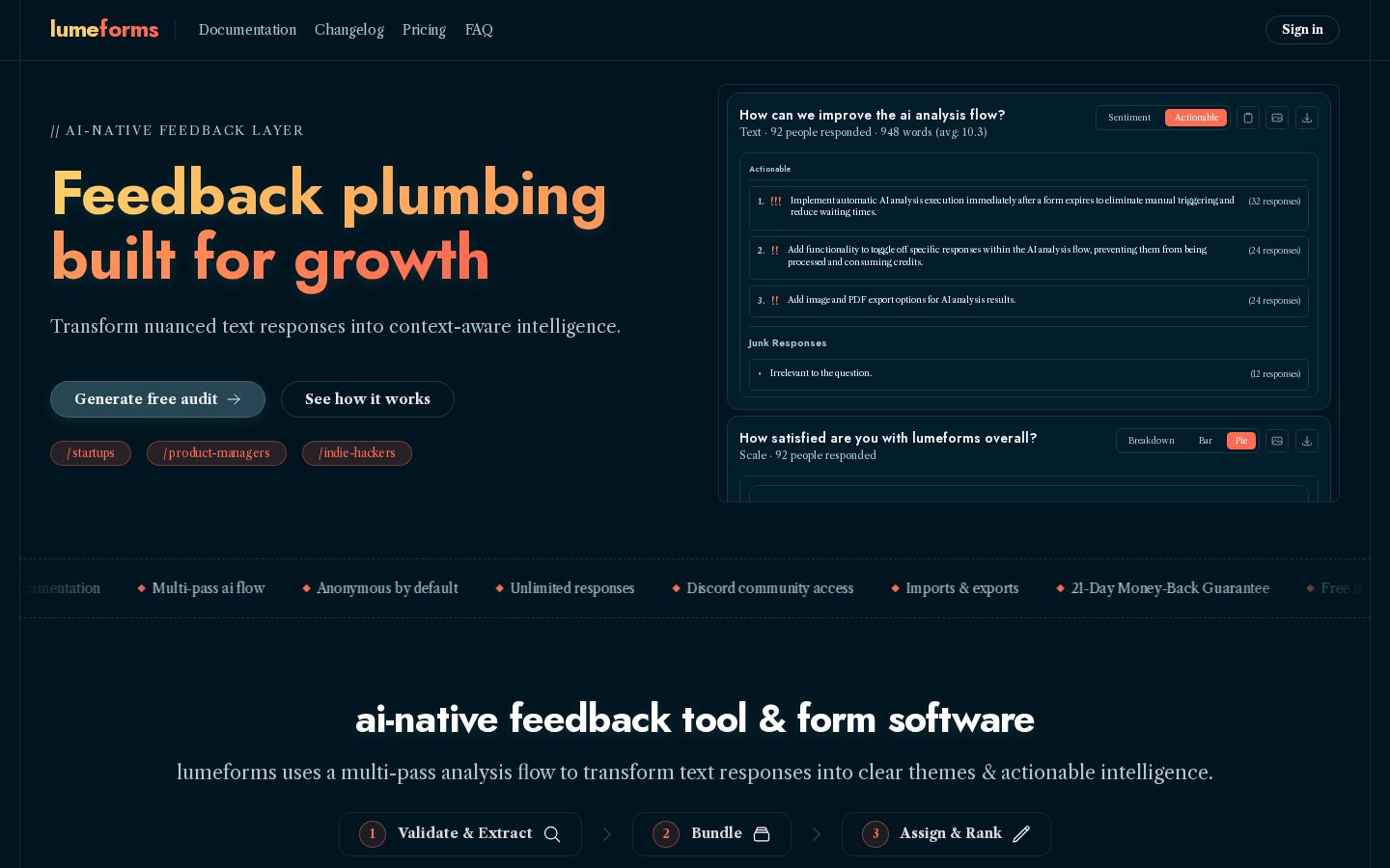 lumeforms Homepage