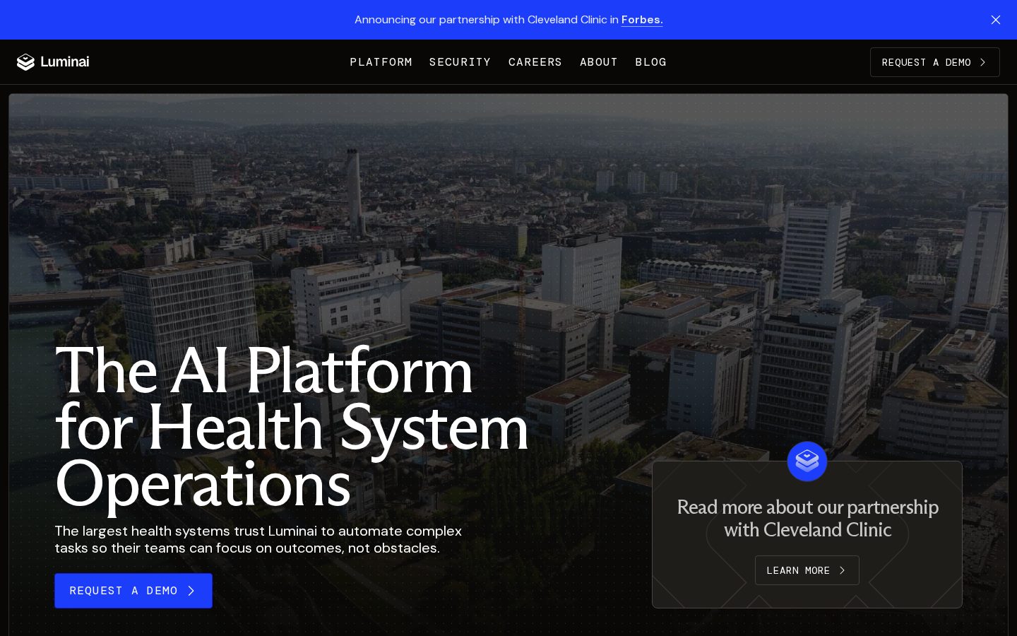 Luminai Homepage
