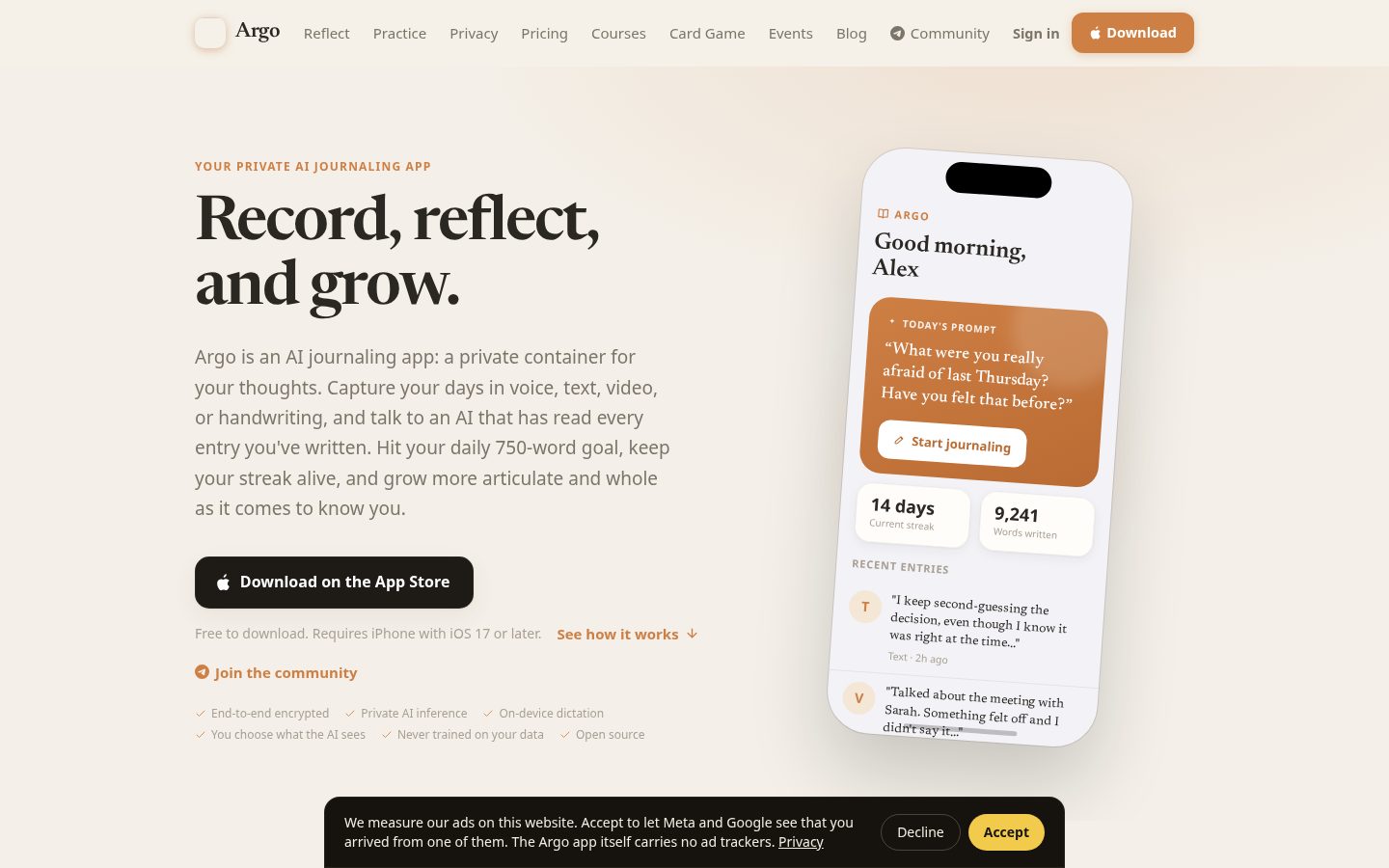 LuminaLog Homepage